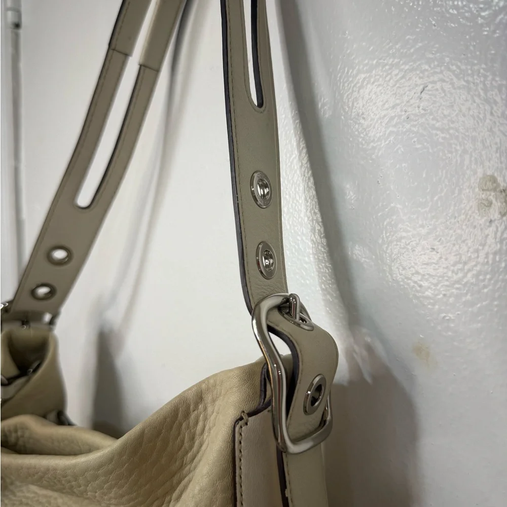 Coach Cream Leather Hobo Bag